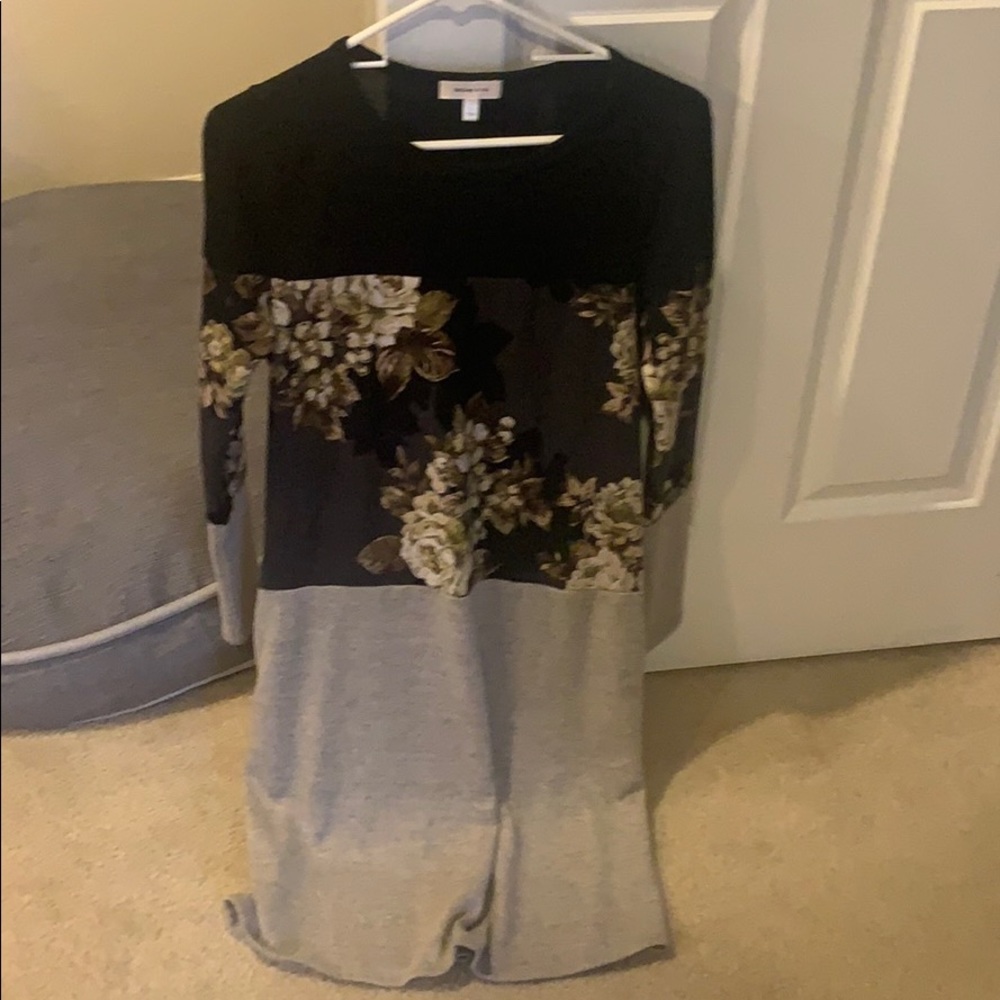 Boutique brand light sweater dress NWOT. Runs long